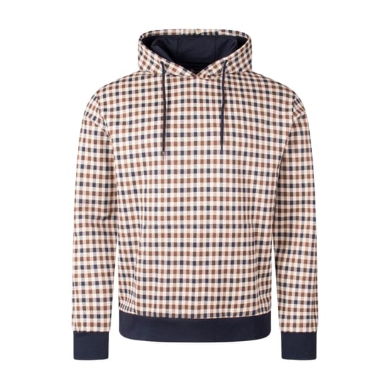 Sudadera Con Capucha Aquascutum Active Iconic Club Check Beige - Image 1