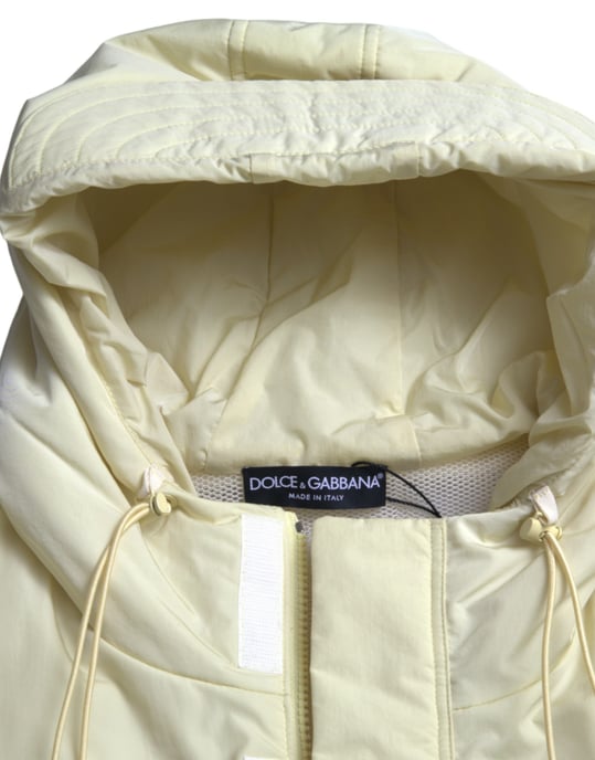 Chaleco acolchado con capucha amarillo - Image 6