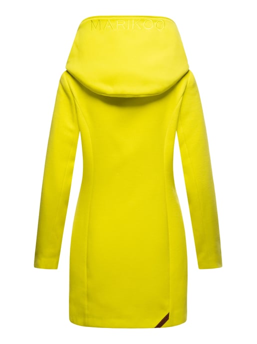 Abrigo de invierno Marikoo para mujer con capucha y corte entallado - Image 3