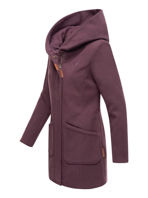 Abrigo de invierno Marikoo para mujer con capucha y corte entallado - Image 6