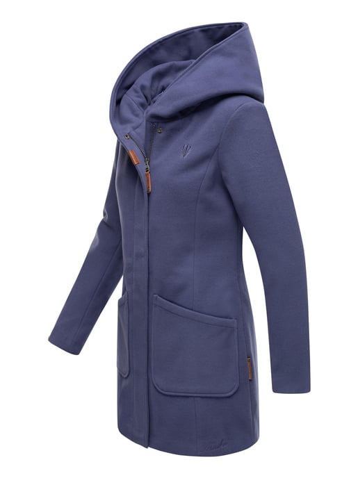 Abrigo de invierno Marikoo para mujer con capucha y corte entallado - Image 5