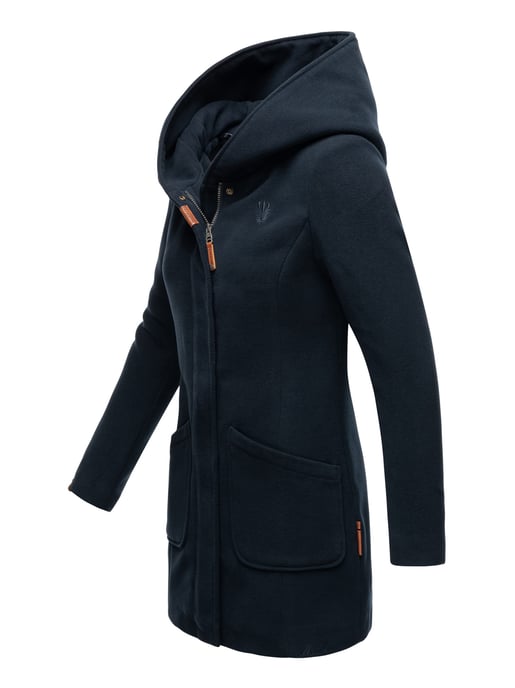 Abrigo de invierno Marikoo para mujer con capucha y corte entallado - Image 6