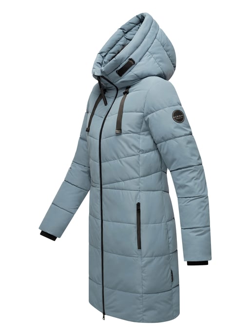 Abrigo acolchado mujer Marikoo Natsukoo – cálido, con capucha y forro teddy - Image 3