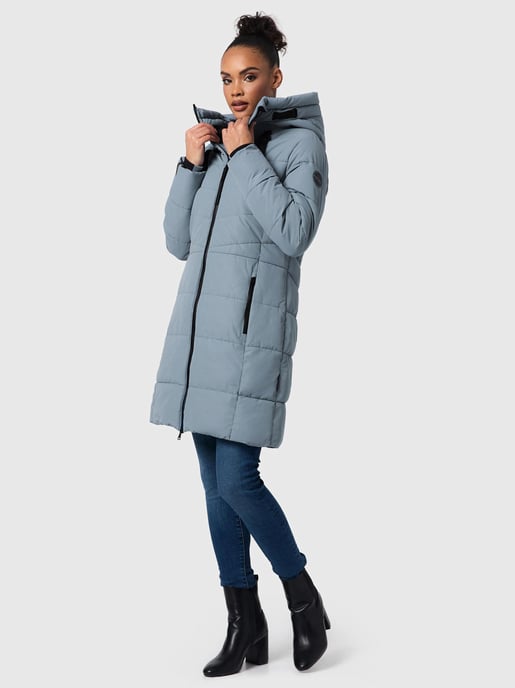 Abrigo acolchado mujer Marikoo Natsukoo – cálido, con capucha y forro teddy - Image 6