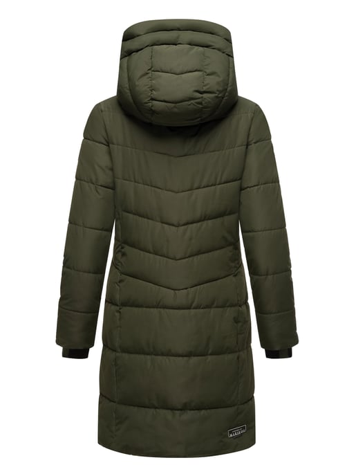 Abrigo acolchado mujer Marikoo Natsukoo – cálido, con capucha y forro teddy - Image 4