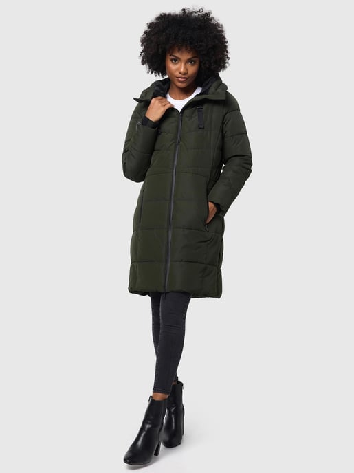 Abrigo acolchado mujer Marikoo Natsukoo – cálido, con capucha y forro teddy - Image 6
