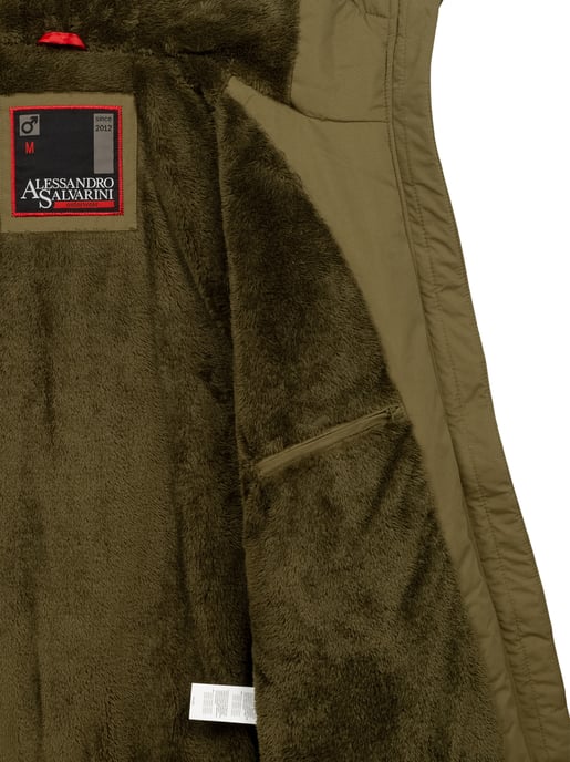 Chaqueta de invierno para hombre Alessandro Salvarini AS-320 con forro de peluche y capucha - Image 5