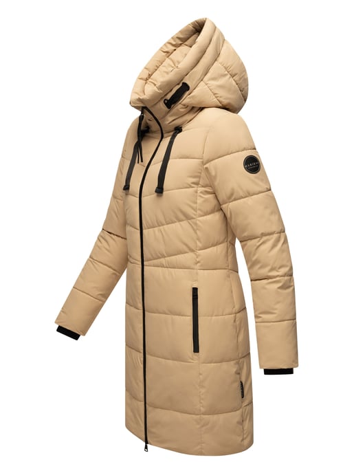Abrigo acolchado mujer Marikoo Natsukoo – cálido, con capucha y forro teddy - Image 3
