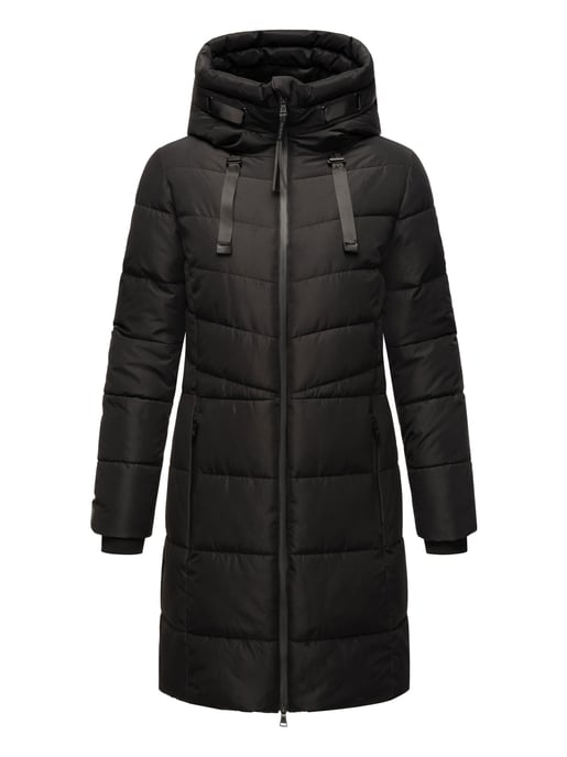 Abrigo acolchado mujer Marikoo Natsukoo – cálido, con capucha y forro teddy - Image 2