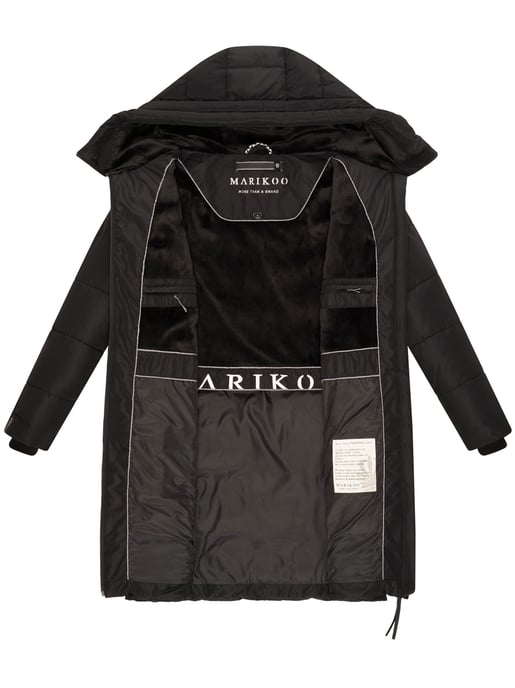 Abrigo acolchado mujer Marikoo Natsukoo – cálido, con capucha y forro teddy - Image 5