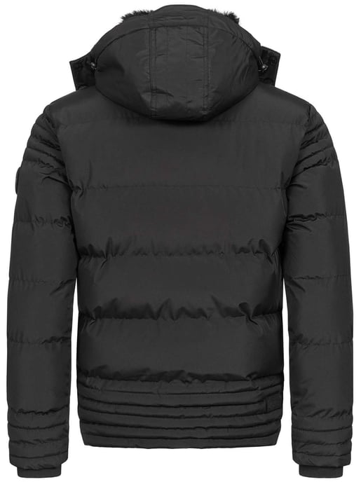 Chaqueta de invierno para hombre Alessandro Salvarini AS-281 con forro de borreguito y capucha extraíble - Image 4
