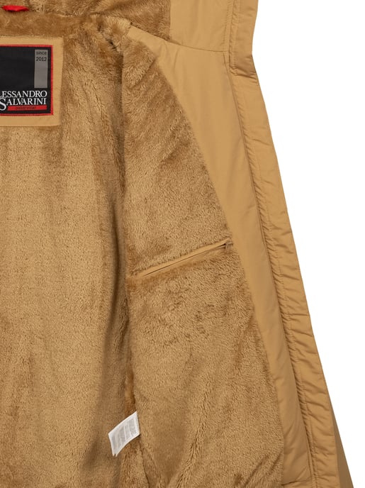 Chaqueta de invierno para hombre Alessandro Salvarini AS-320 con forro de peluche y capucha - Image 5