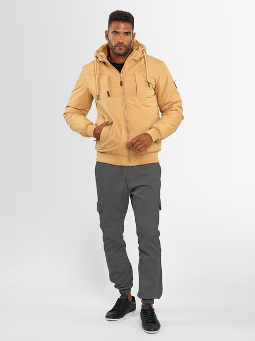 Chaqueta de invierno para hombre Alessandro Salvarini AS-320 con forro de peluche y capucha - Image 6