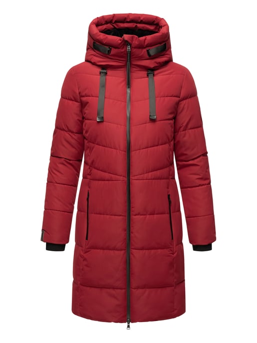 Abrigo acolchado mujer Marikoo Natsukoo – cálido, con capucha y forro teddy - Image 2