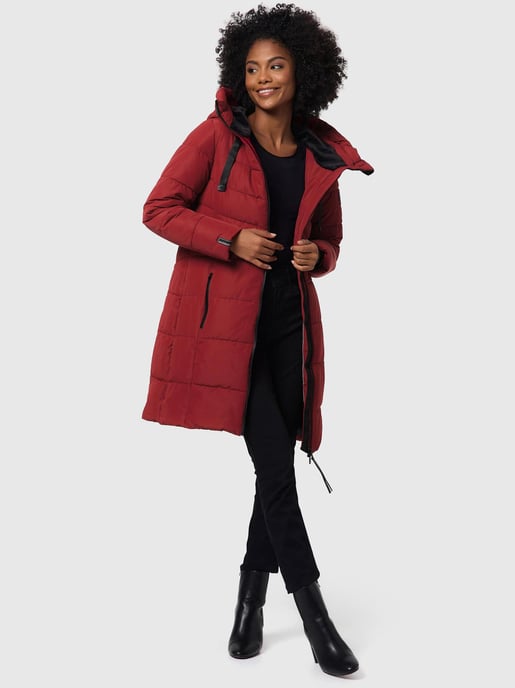 Abrigo acolchado mujer Marikoo Natsukoo – cálido, con capucha y forro teddy - Image 6