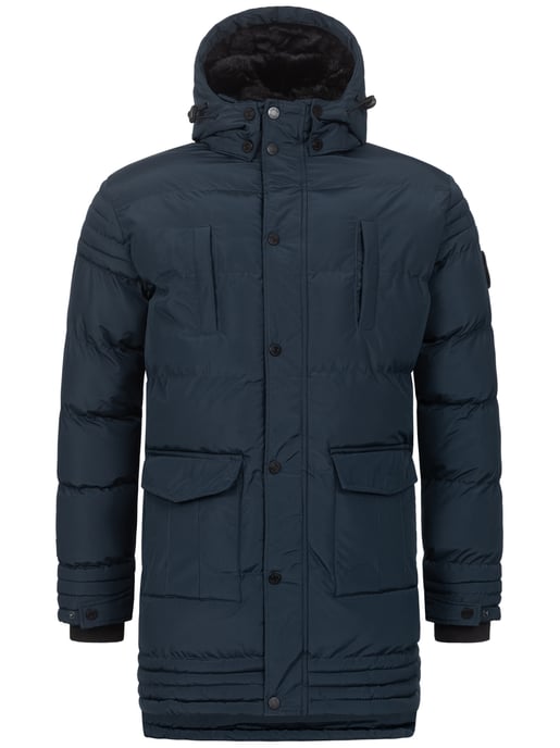 Chaqueta de invierno para hombre Alessandro Salvarini AS285 con forro de borreguito y capucha extraíble - Image 3