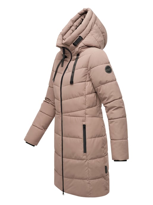 Abrigo acolchado mujer Marikoo Natsukoo – cálido, con capucha y forro teddy - Image 2