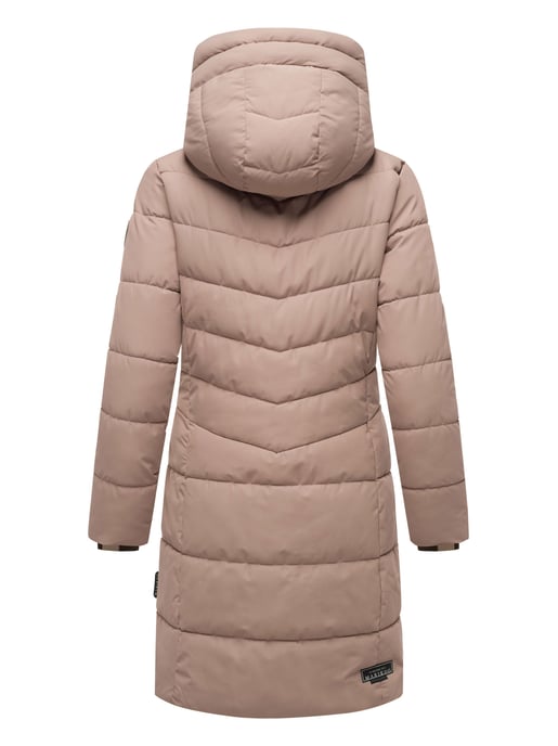 Abrigo acolchado mujer Marikoo Natsukoo – cálido, con capucha y forro teddy - Image 3
