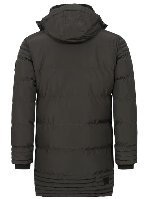 Chaqueta de invierno para hombre Alessandro Salvarini AS285 con forro de borreguito y capucha extraíble - Image 6