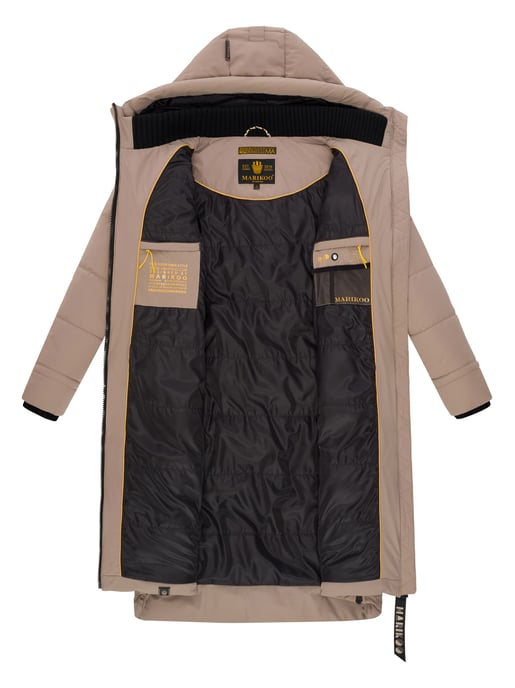 Abrigo invierno mujer Marikoo Benikoo – largo & cálido - Image 5