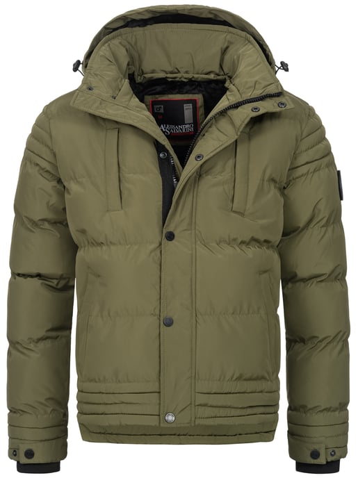 Chaqueta de invierno para hombre Alessandro Salvarini AS-281 con forro de borreguito y capucha extraíble - Image 2