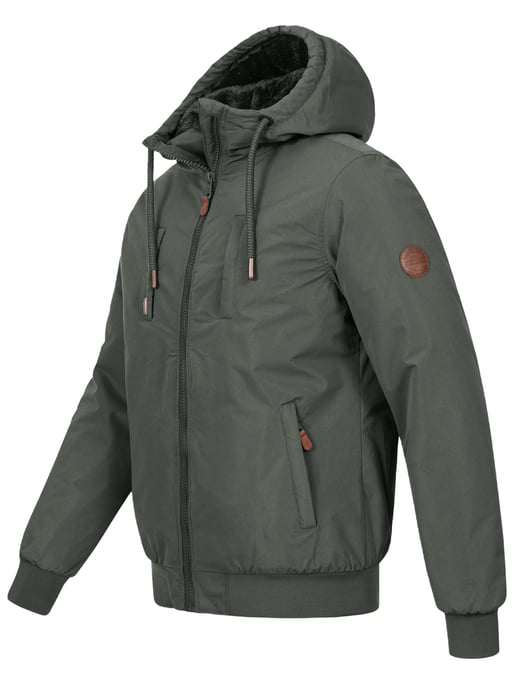 Chaqueta de invierno para hombre Alessandro Salvarini AS-320 con forro de peluche y capucha - Image 3