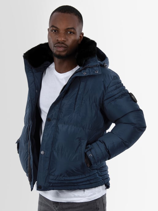 Chaqueta de invierno para hombre Alessandro Salvarini AS-281 con forro de borreguito y capucha extraíble - Image 6