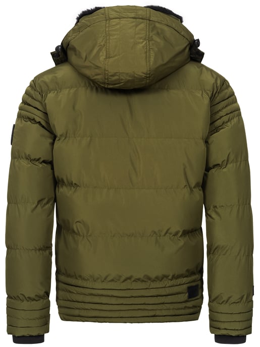 Chaqueta de invierno para hombre Alessandro Salvarini AS-281 con forro de borreguito y capucha extraíble - Image 5