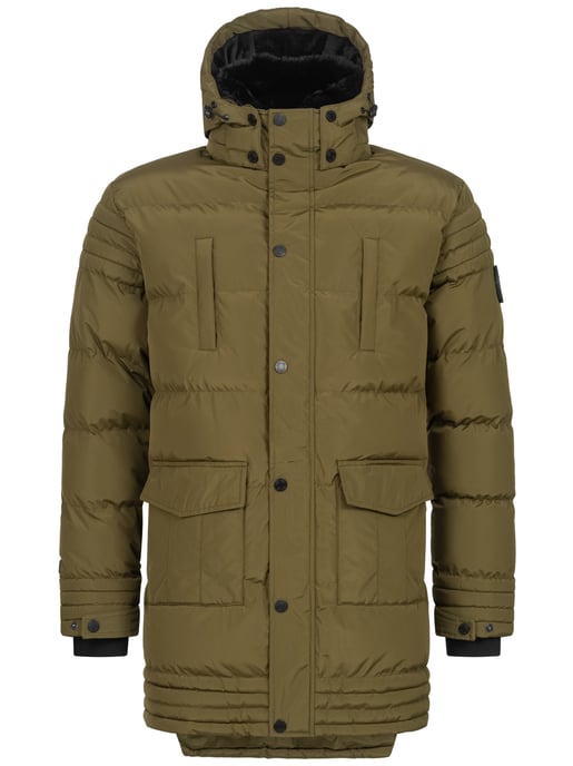 Chaqueta de invierno para hombre Alessandro Salvarini AS285 con forro de borreguito y capucha extraíble - Image 3
