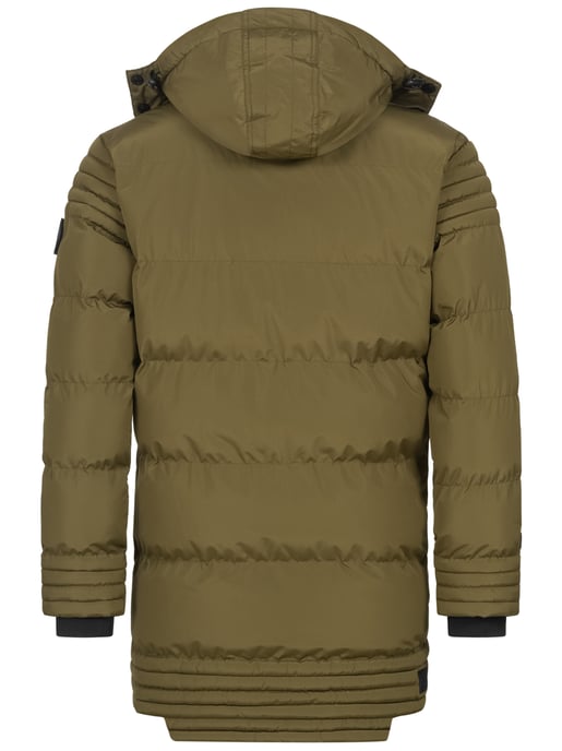 Chaqueta de invierno para hombre Alessandro Salvarini AS285 con forro de borreguito y capucha extraíble - Image 5