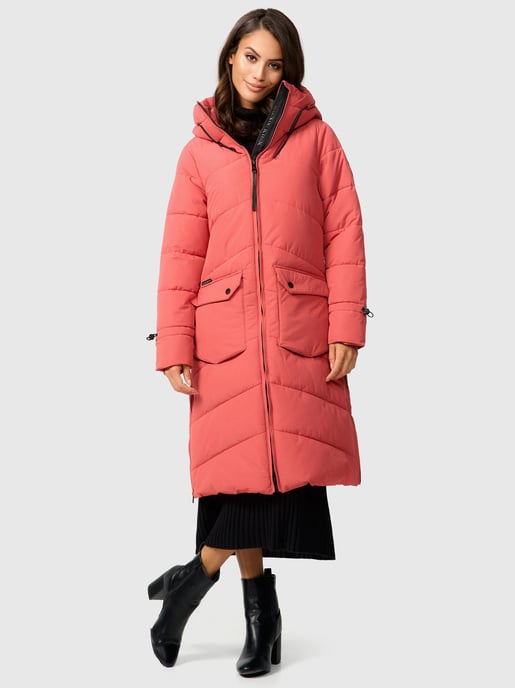 Abrigo acolchado mujer Marikoo Tomomii – largo, cálido y con capucha - Image 6