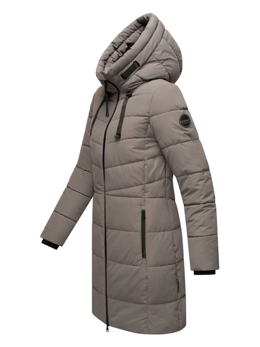 Abrigo acolchado mujer Marikoo Natsukoo – cálido, con capucha y forro teddy - Image 3