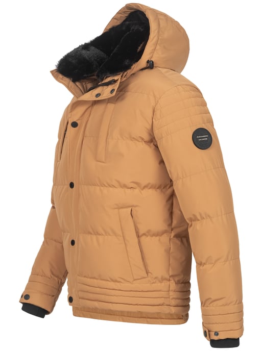 Chaqueta de invierno para hombre Alessandro Salvarini AS-281 con forro de borreguito y capucha extraíble - Image 4