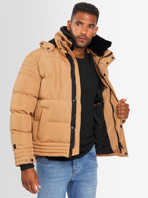 Chaqueta de invierno para hombre Alessandro Salvarini AS-281 con forro de borreguito y capucha extraíble - Image 6