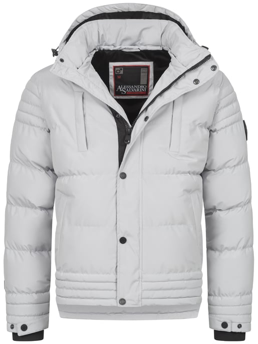 Chaqueta de invierno para hombre Alessandro Salvarini AS-281 con forro de borreguito y capucha extraíble - Image 2