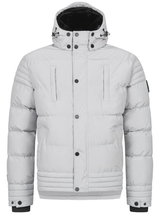 Chaqueta de invierno para hombre Alessandro Salvarini AS-281 con forro de borreguito y capucha extraíble - Image 3