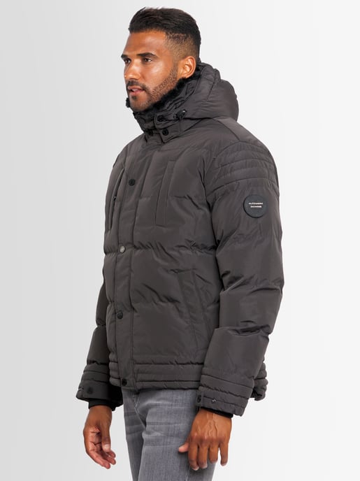 Chaqueta de invierno para hombre Alessandro Salvarini AS-281 con forro de borreguito y capucha extraíble - Image 6