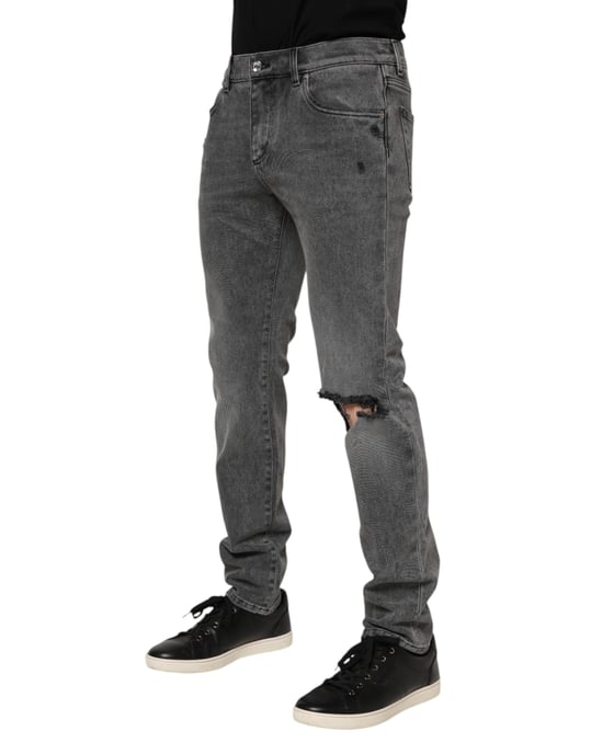 Jeans Rectos Desgastados - Image 3