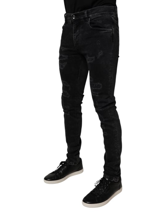 Jeans ajustados desgastados - Image 3