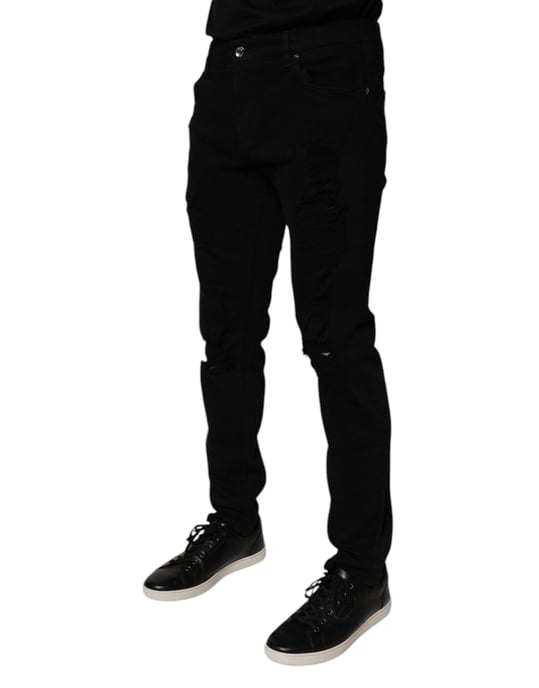Jeans Ajustados Desgastados - Image 3