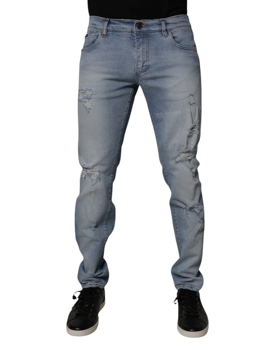 Jeans Ajustados Desgastados - Image 1