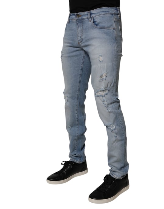 Jeans Ajustados Desgastados - Image 3