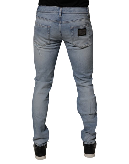 Jeans Ajustados Desgastados - Image 4