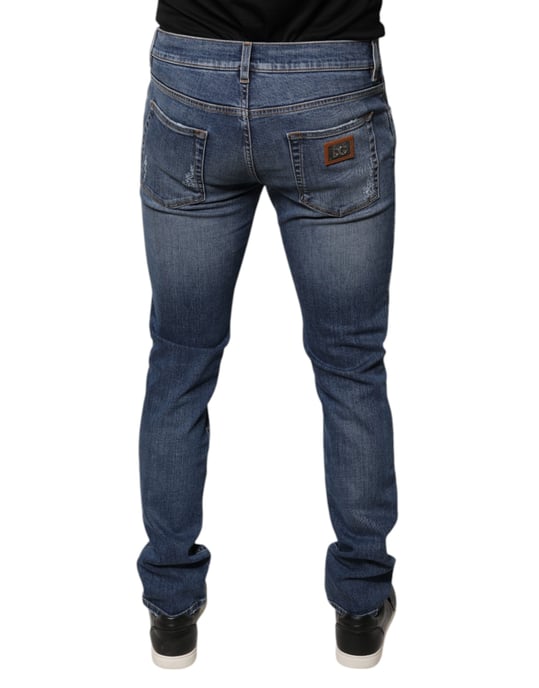 Jeans Rotos de Corte Ajustado - Image 4