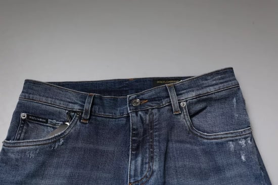 Jeans Rotos de Corte Ajustado - Image 5