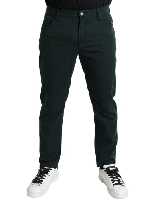 Pantalones de algodón ajustados - Image 1