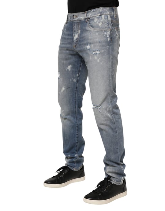Jeans Ajustados Desgastados - Image 3