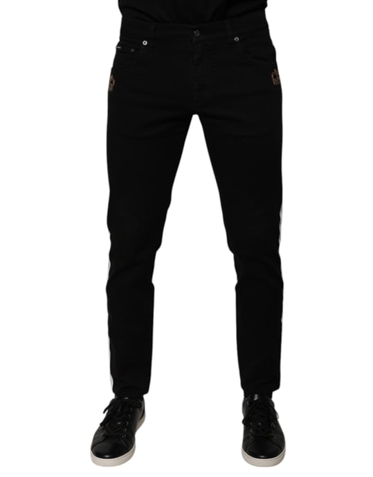 Jeans Slimfit con Detalle de Parche en la Corona - Image 2