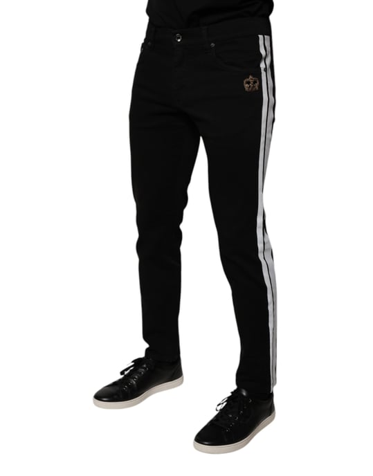 Jeans Slimfit con Detalle de Parche en la Corona - Image 3