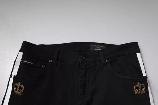 Jeans Slimfit con Detalle de Parche en la Corona - Image 5